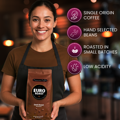 Freshly Roasted, Whole Bean, Dark Roast Coffee