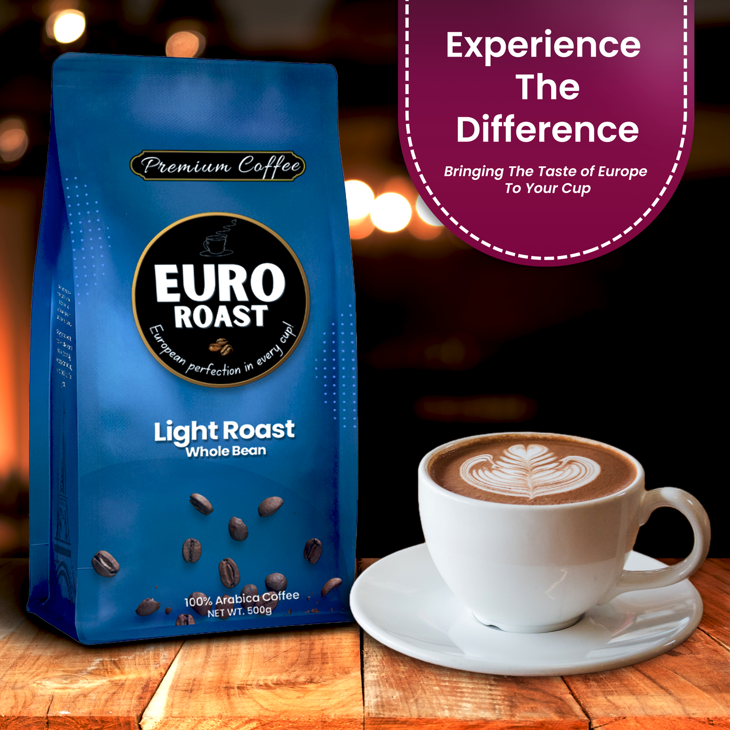 Freshly Roasted, Whole Bean, Light Roast Coffee