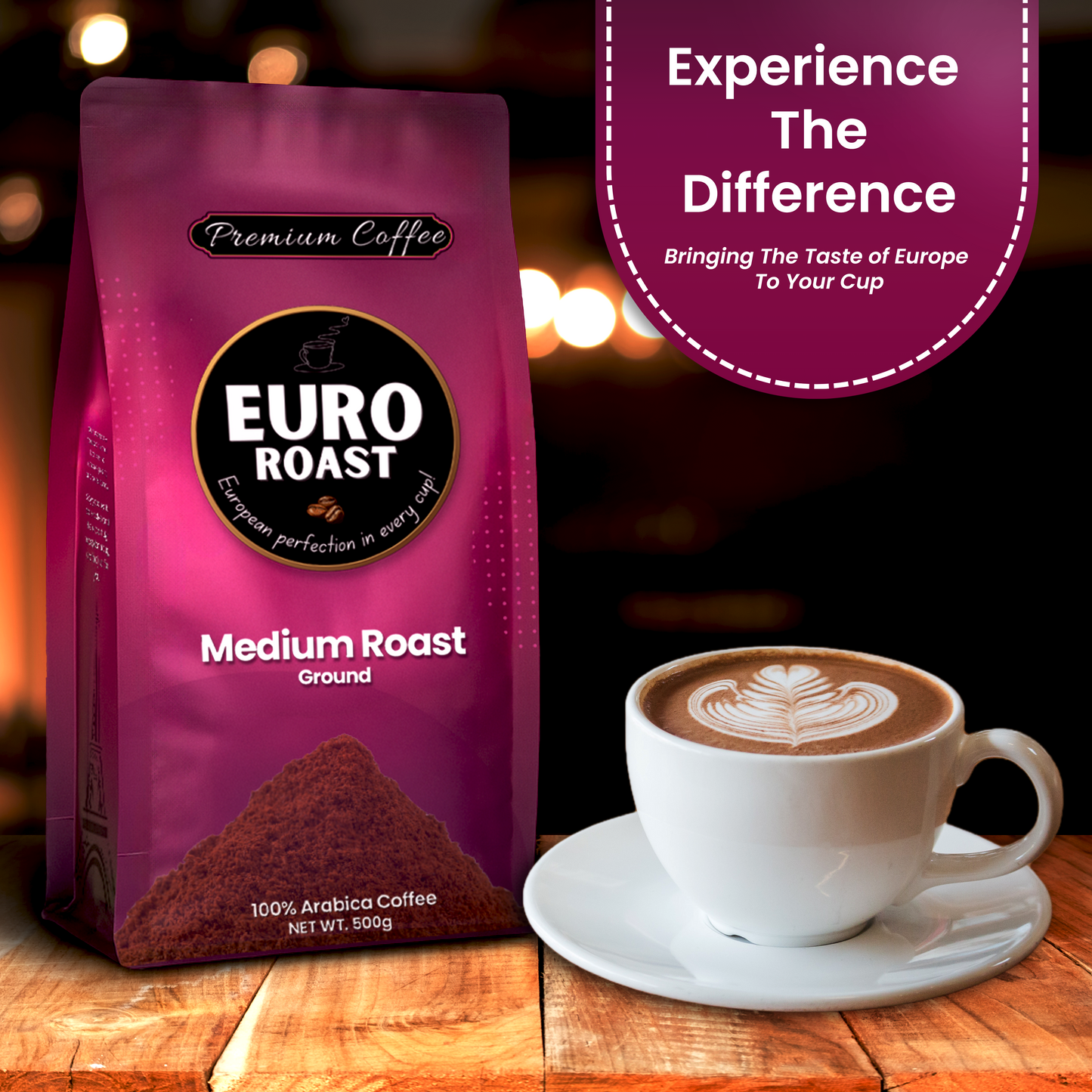 Freshly Roasted, Ground, Medium Roast Coffee